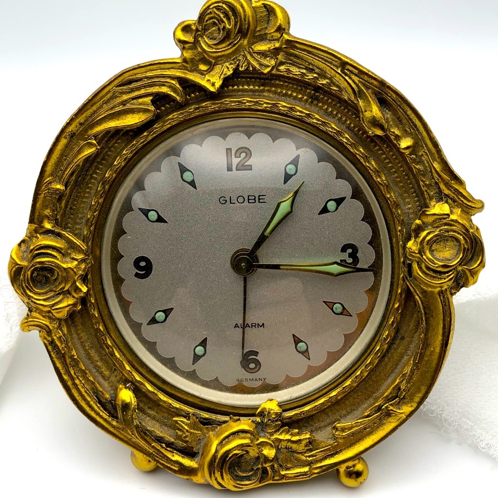 Vintage German Globe clock